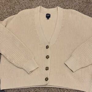 GAP cable knit cardigan sweater